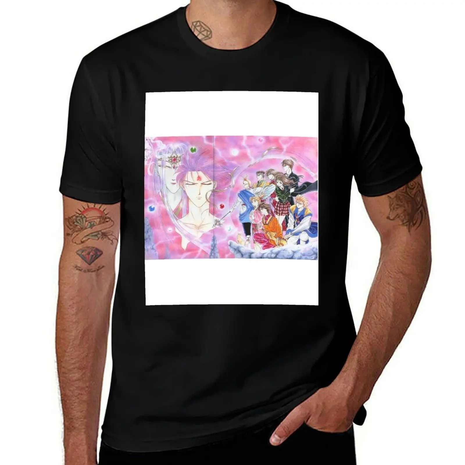 Camiseta de manga corta deportiva de la colección Fushigi Yuugi.
