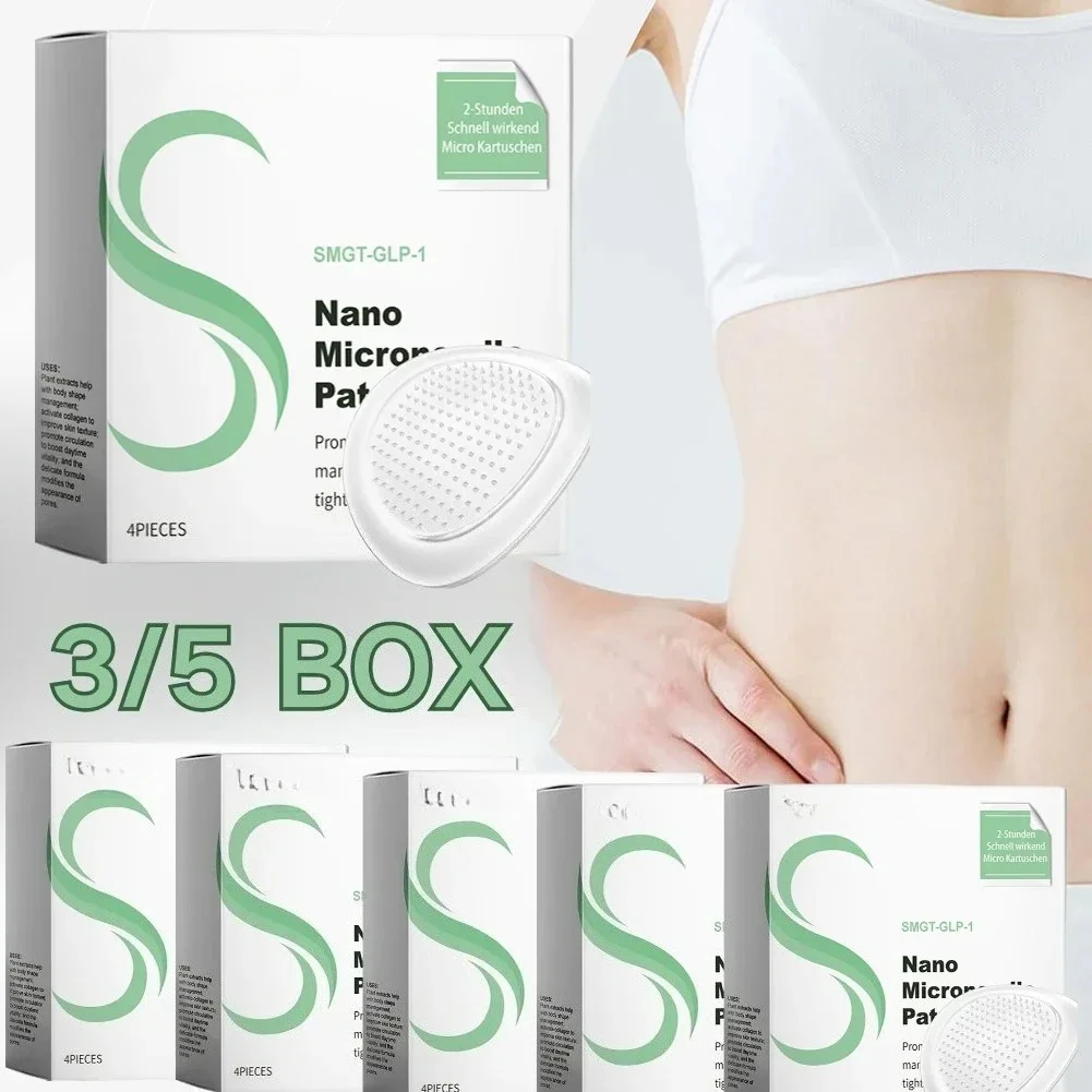 Nano microneedle skin care patch ultra-thin unisex body patch, suitable for the abdomen, thighs, and arms