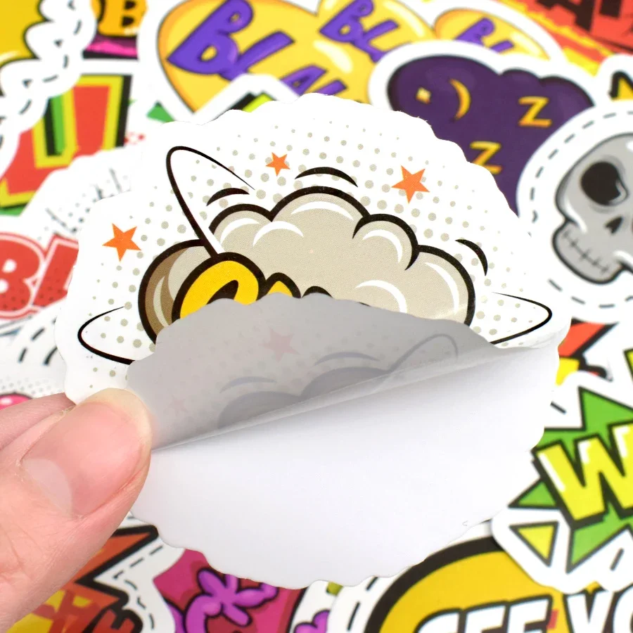 50 قطعة ملصق كلاسيكي على طراز البوب ملصقات جمالية عتيقة لأجهزة الكمبيوتر المحمول خوذة الدراجة سكرابوكينغ ملصقات السيارات والشارات