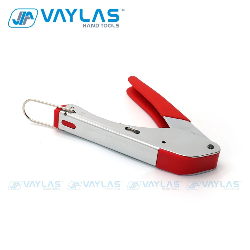 Vaylas f-tipo fio coaxial crimper alicate kit de ferramentas de compressão manual conjunto de ferramentas de friso coaxial para conectores rg59 rg6