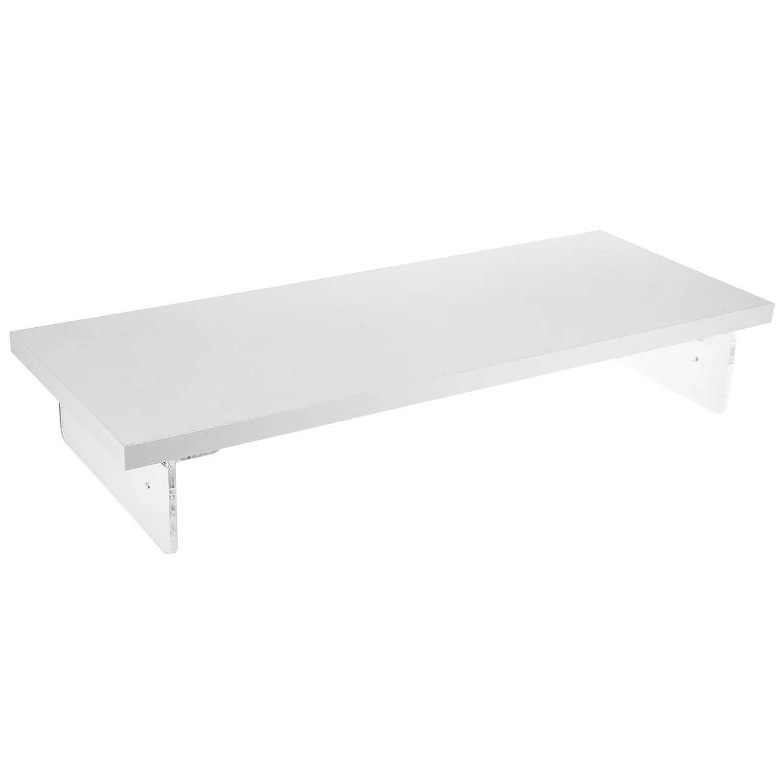 

Ergonomic Computer Monitor Stand Riser Acrylic Laptop Holder Desk Organizer Stable Base Reusable Eye-Level Posture Support Neck