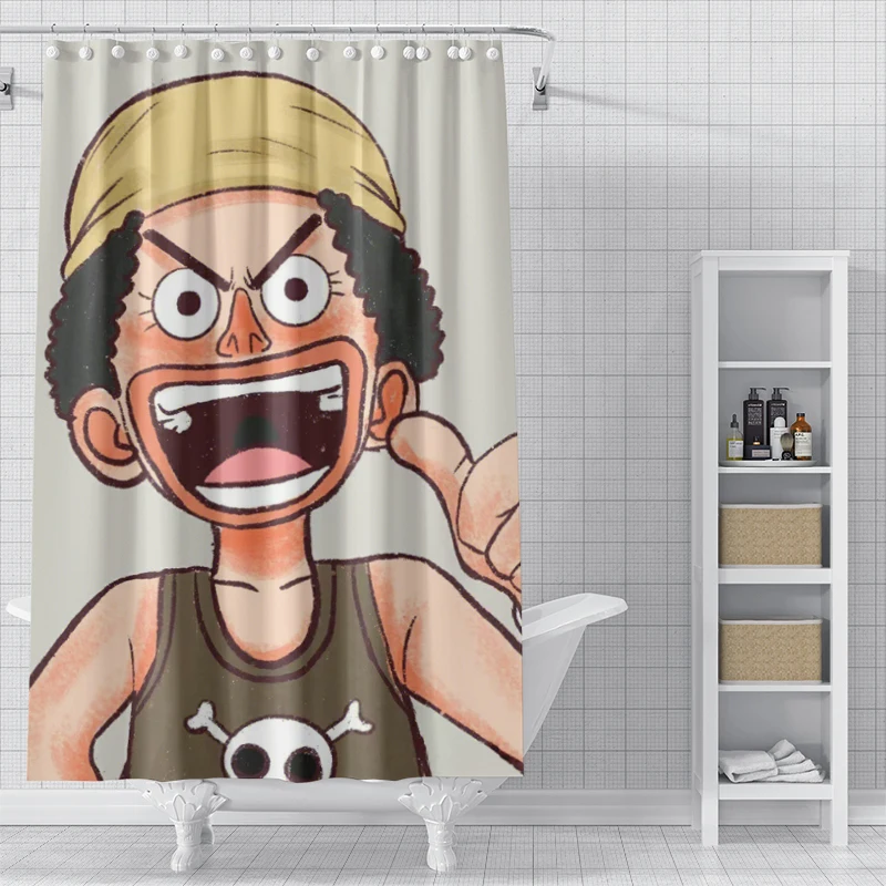 Home shower curtains for bathroom waterproof fabric bathroom Curtains Anime animal style modern shower curtain 180x200 90x180