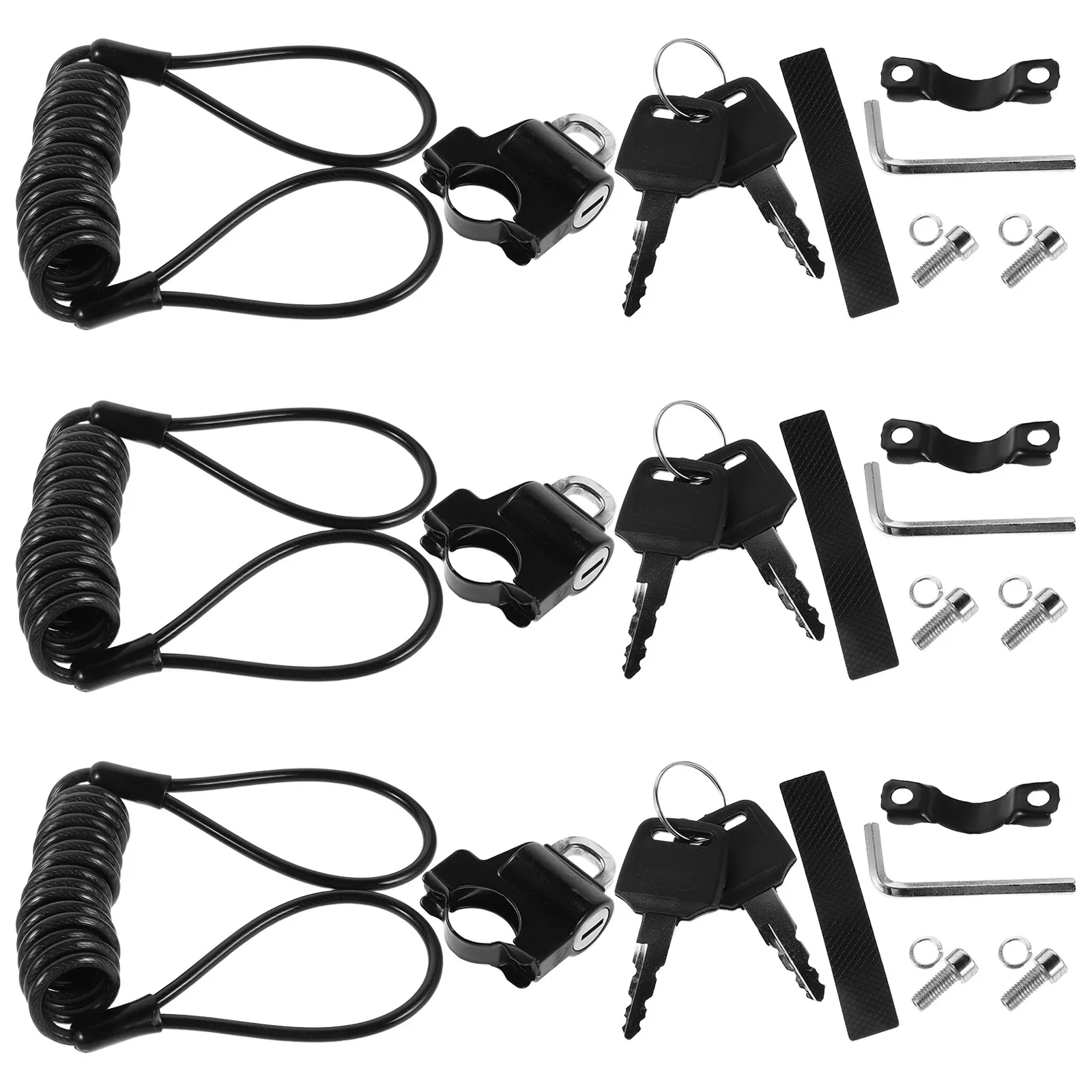 Lock Motorcycle Scooter Handlebar Security Anti Theft Hook Electric Bike Universal Holder Motorcycle Lock