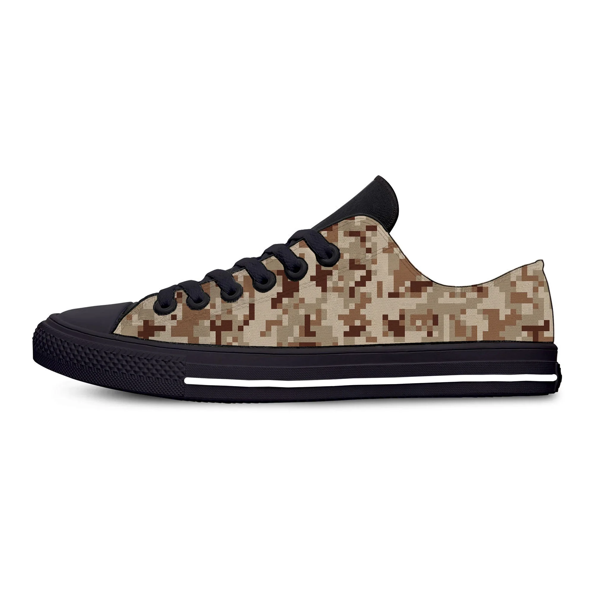 

Summer Digital Desert Camouflage Pattern Cool Fashion Casual Shoes Low Top Lightweight Board Shoes Breathable Men Women Sneakers