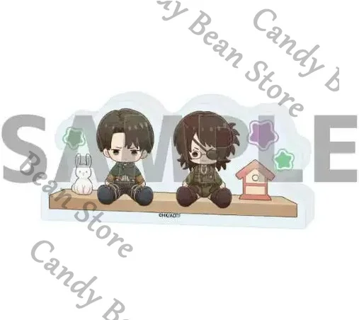 officiel-attack-on-titan-anime-levi-ackerman-hange-zoe-cosplay-presentoir-en-acrylique-en-forme-de-carte-ornement-de-bureau-de-dessin-anime-cadeau