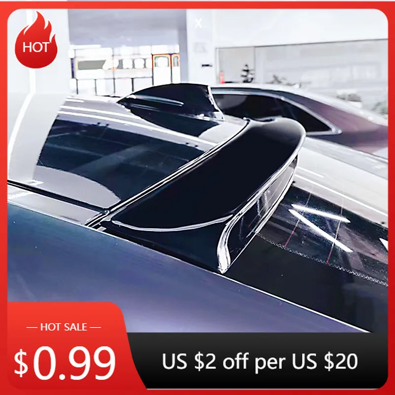 

For 2014-2020 BMW 4 Series F32 Rear Roof Window Trunk Lid Car Sport Spoiler Wings Black Carbon Exterior Tuning Access Body Kits