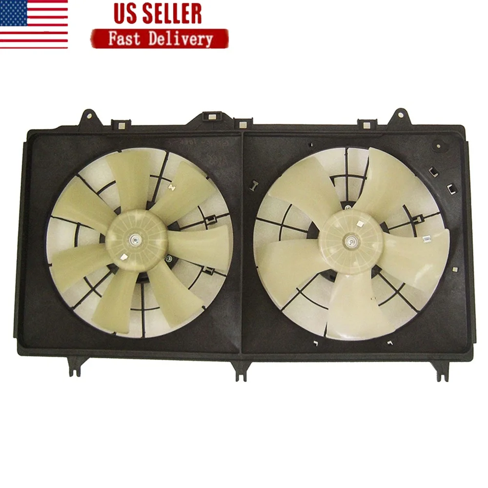 Двойной конденсаторный вентилятор радиатора в сборе, Chevrolet, замена, тихая производительность, качественные детали в комплекте