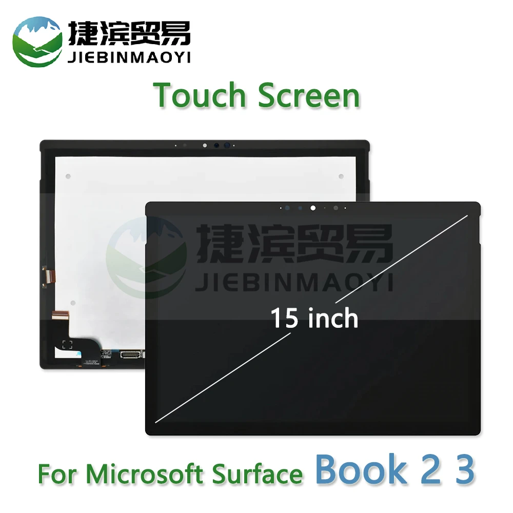 

Original 15" LCD For Microsoft Surface Book 2 1793 Book 3 1813 Touch Screen Digitizer Assembly Display LP150QD1-SPA1 3240*2160