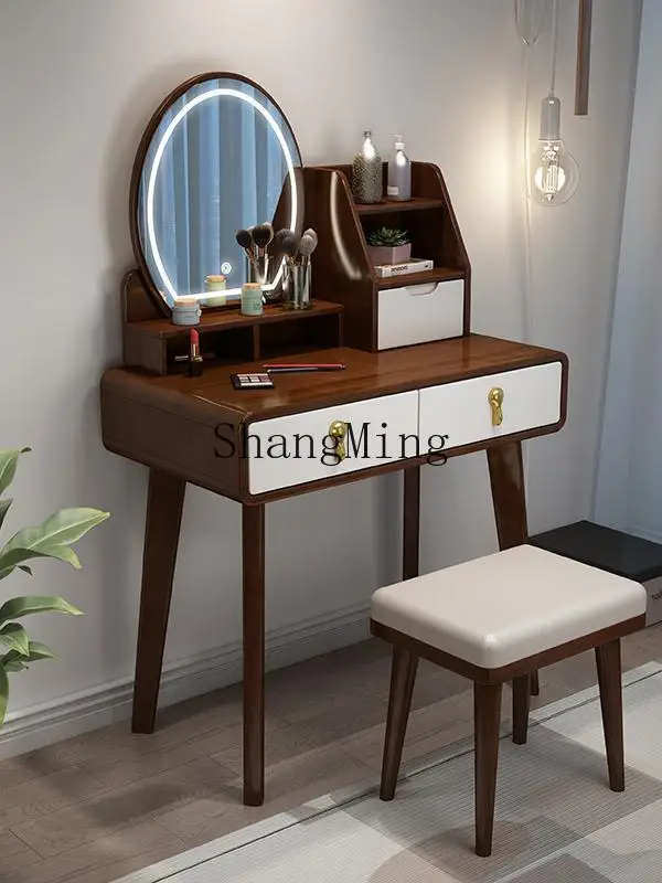 

FG solid wood dresser modern simple storage cabinet integrated small bedroom mini makeup table