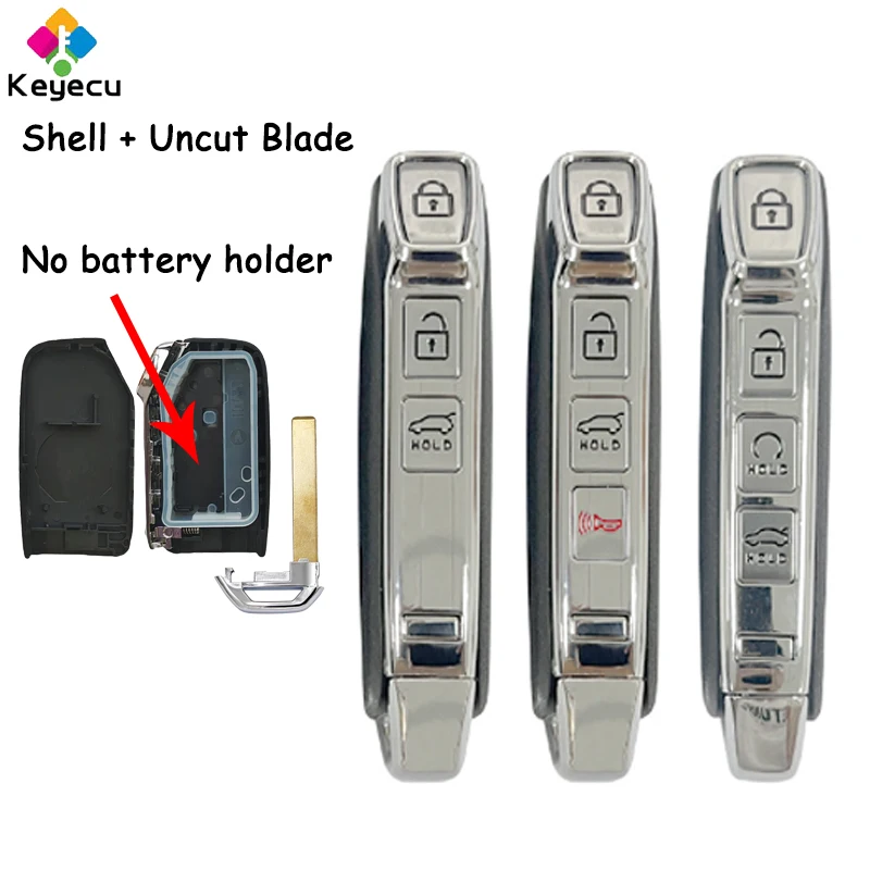 

Чехол KEYECU с дистанционным управлением и 3 4 кнопками для Kia Sportage Ray Sorento Soul Telluride Cerato K5 K8 K3 KX3 KX7 Seltos