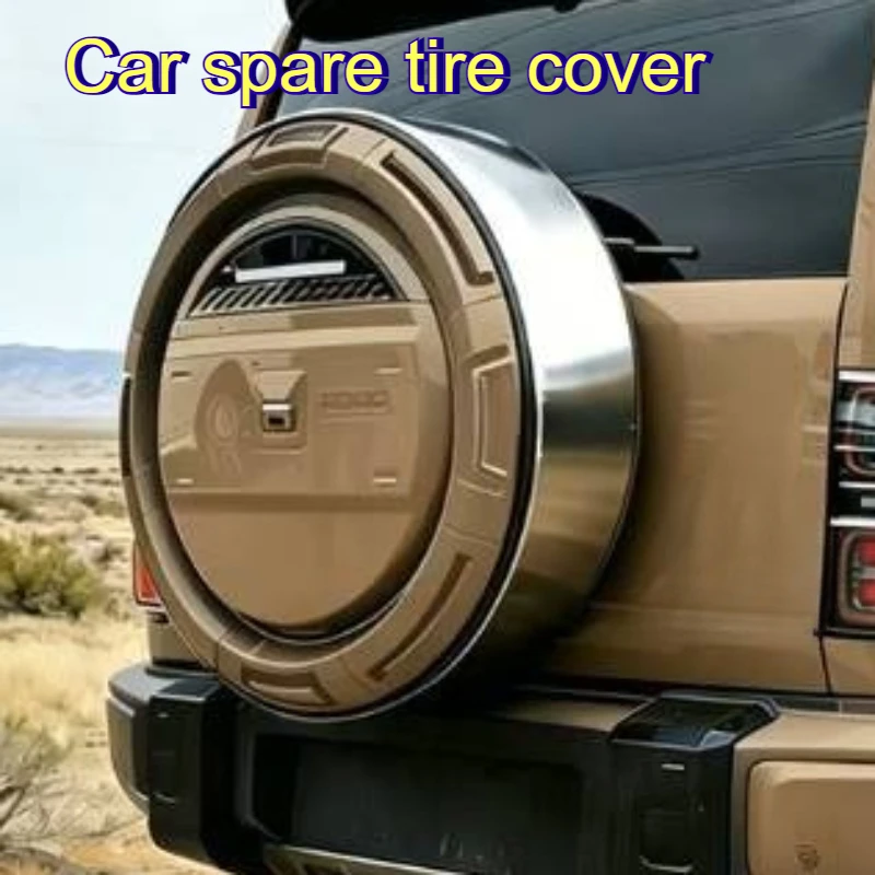 Suitable for ICAR V27 International Version Large G Spare Tire Cover Stainless Steel Spare Tire Covers Automobiles Wheels Parts