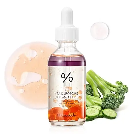 Ampolla de Aceite Liposomado con Vitamina K Dr. Ceuracle PLC Vita K - Cuidado Posterior al Láser con Vitamina K, Sérum Iluminador 50ml