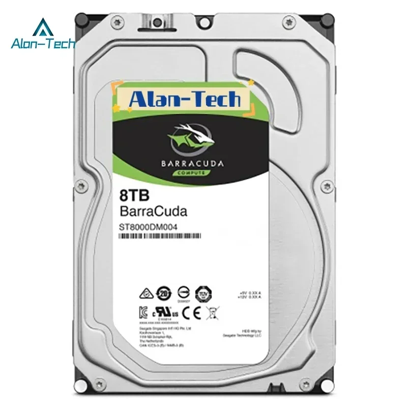 Per Sea-gate ST8000DM004 capacità HDD da 8TB altre dimensioni: tipo di interfaccia da 3.5 "velocità SATA 5400rpm Cache 256MB