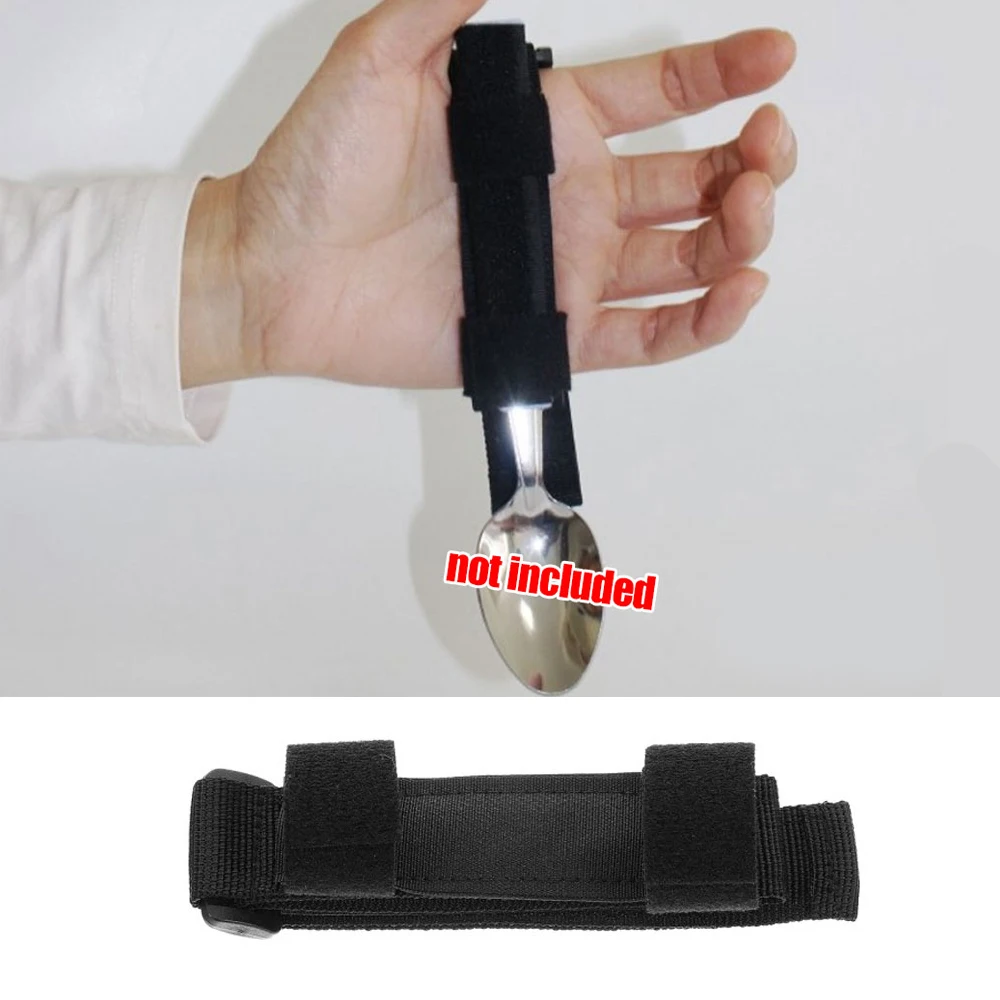 

Эластичный ремень для рук, помощь в еде, манжеты, ложки, вилки, фиксация ножей, нейлоновая лента для пациентов, пожилых людей, помощь для инвалидов, держатель для манжет