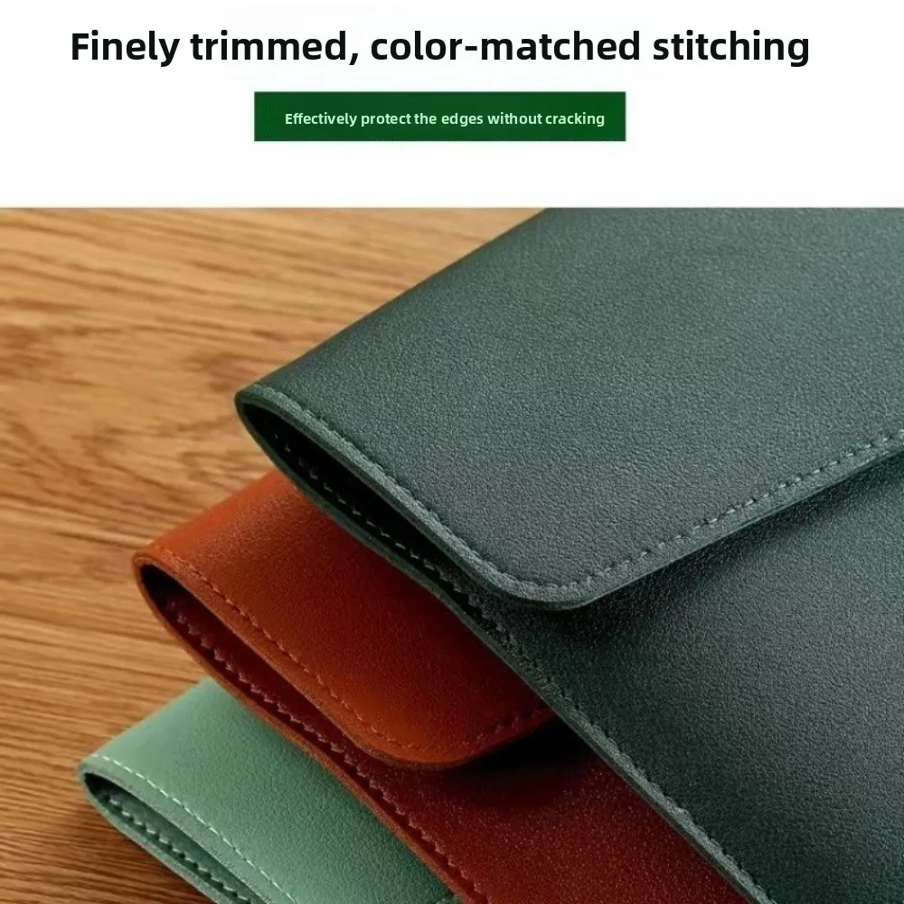 Portable PU File Folder Large Capacity Multi Functional Document Bag Waterproof Handbag Document Storage