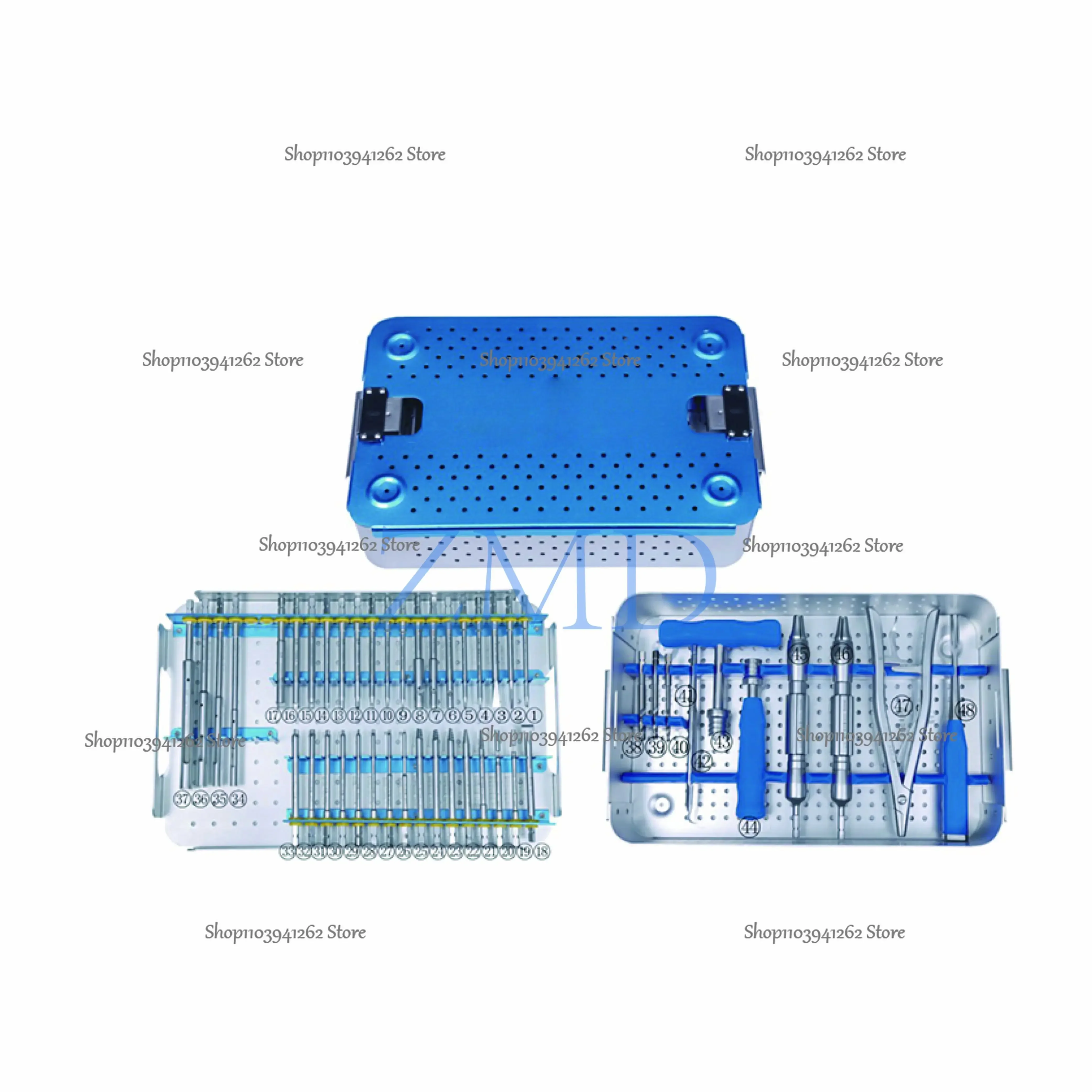 Broken screw instrument set screw remove tools kit basic orthopedc instrument set common use instrument kit