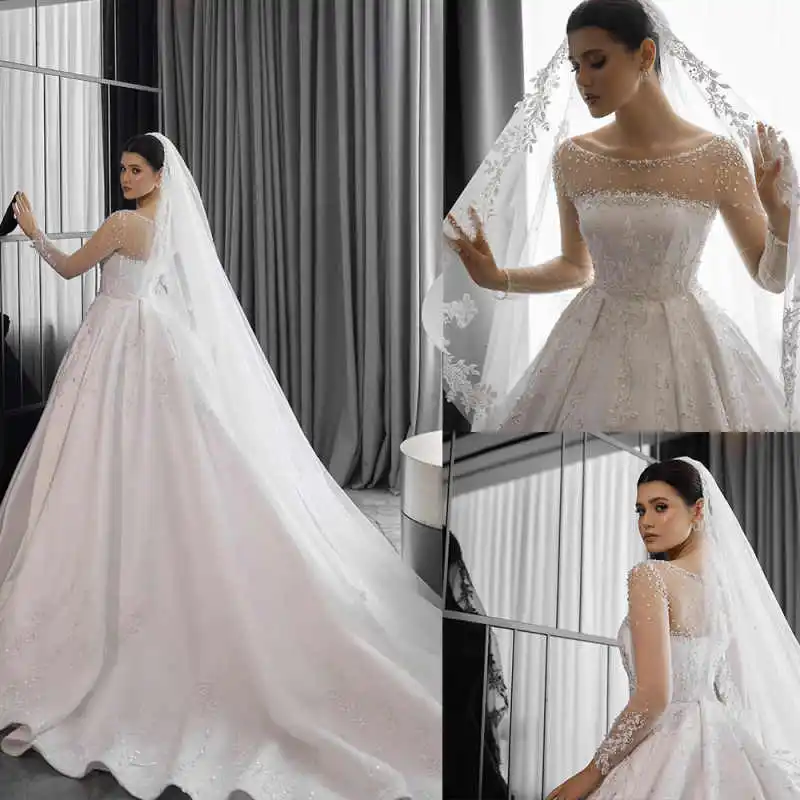 

Classical Bridal Veils One Layer 3M Long Cathedral Appliques Lace White Ivory Wedding Accessories Customized