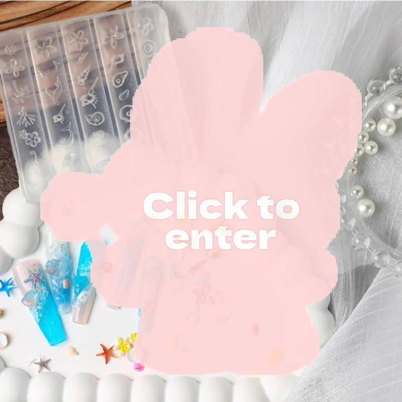 1pcs Sea Shell Zeester Goudvis Koi Vis 3d Acryl Nail Mold Zomer Zee Koraal Bloem Vlinder Diy Siliconen mal Nail Art Mold
