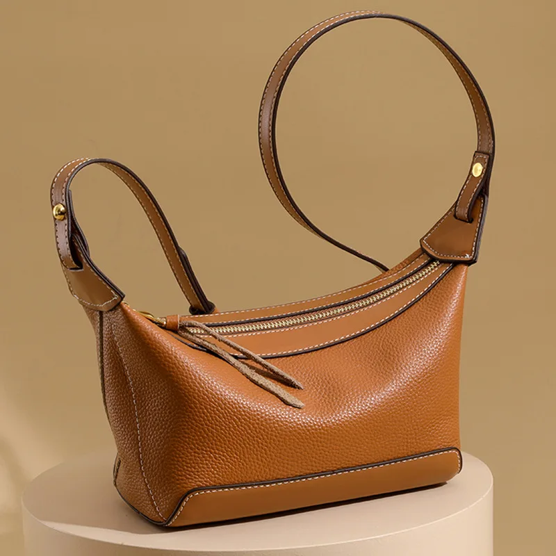

Light Luxury Niche Kite Bag Single Shoulder Armpit Bag Women's High-end Light Luxury Fashion Handbag Messenger Bag