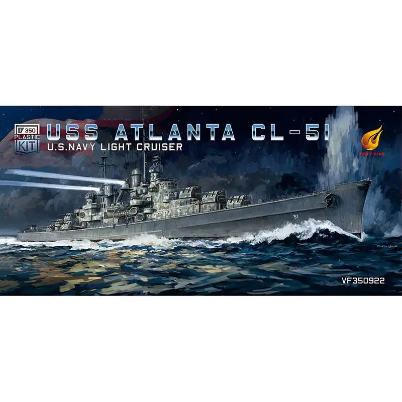 VERYFIRE VF350922 1/350 Scale United States Light Cruiser Uss Atlanta CL-5I Model Kit