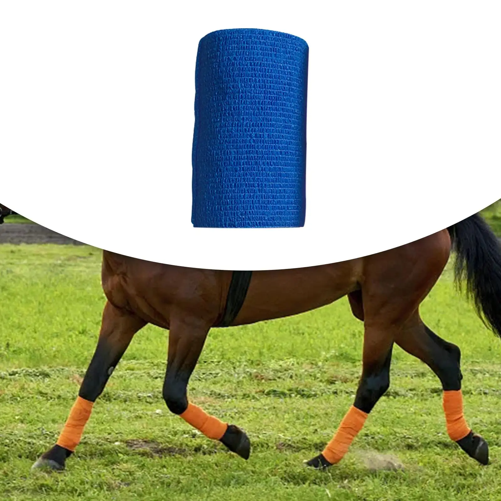 4 Inch Elastic Cohesive Bandage Self Adhesive Wrap Tape for Horse Dogs Wrist Ankle Knee Leg Elbow Joint Care