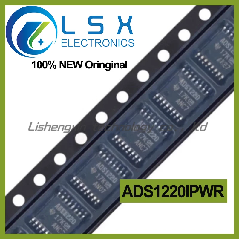 

5pcs ADS1220IPWR TSSOP16 Analog-to-digital conversion chip Integrated IC circuit chip ads1220