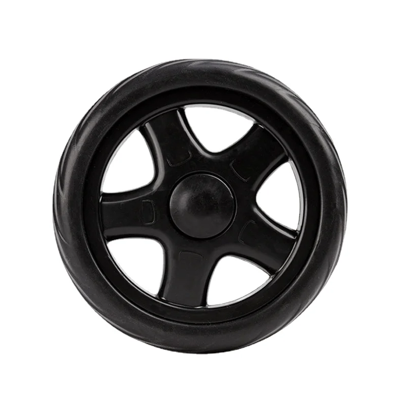 2pcs Shopping Cart 15cm Wheels for Shopping Cart and Trolley Dolly DIY Part Accessories Black White Repair Replacement Wheels