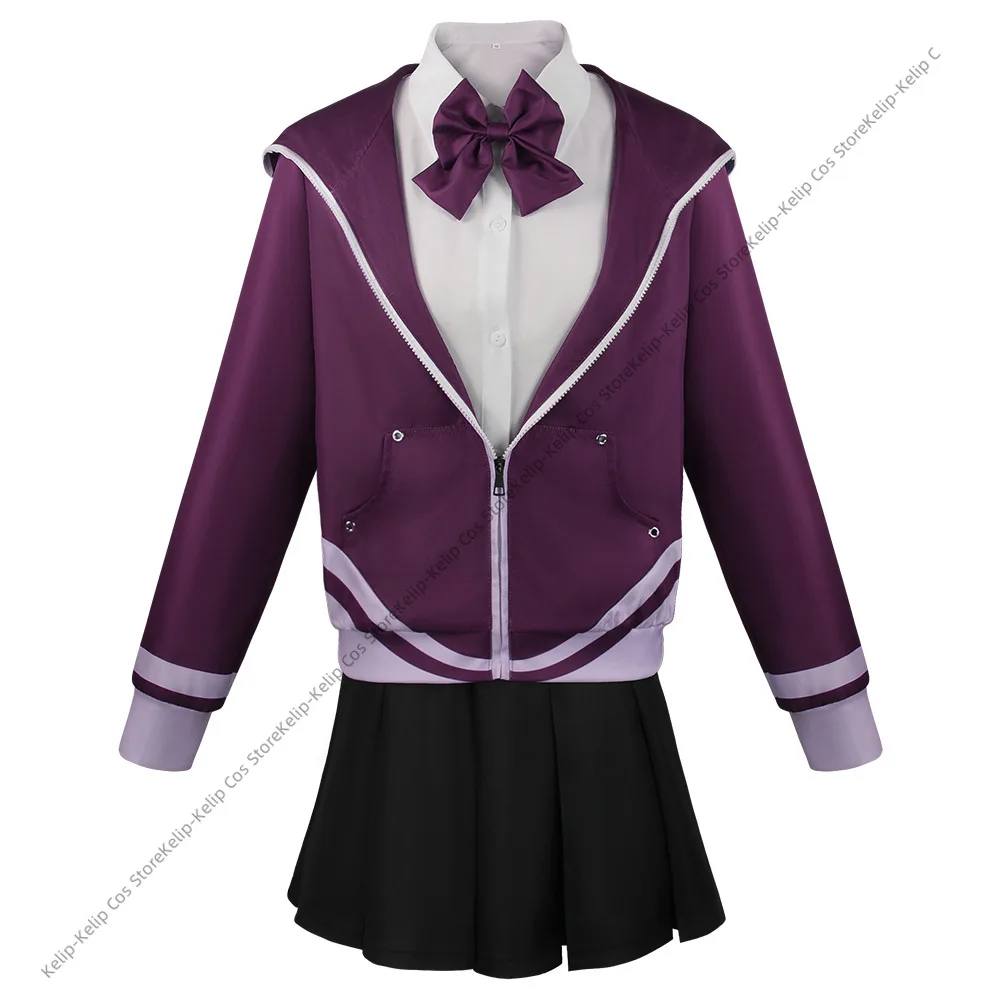 SSSS.GRIDMAN Shinjo Akane Cosplay Costume School Hoodie Sweater Suit Set Uniform