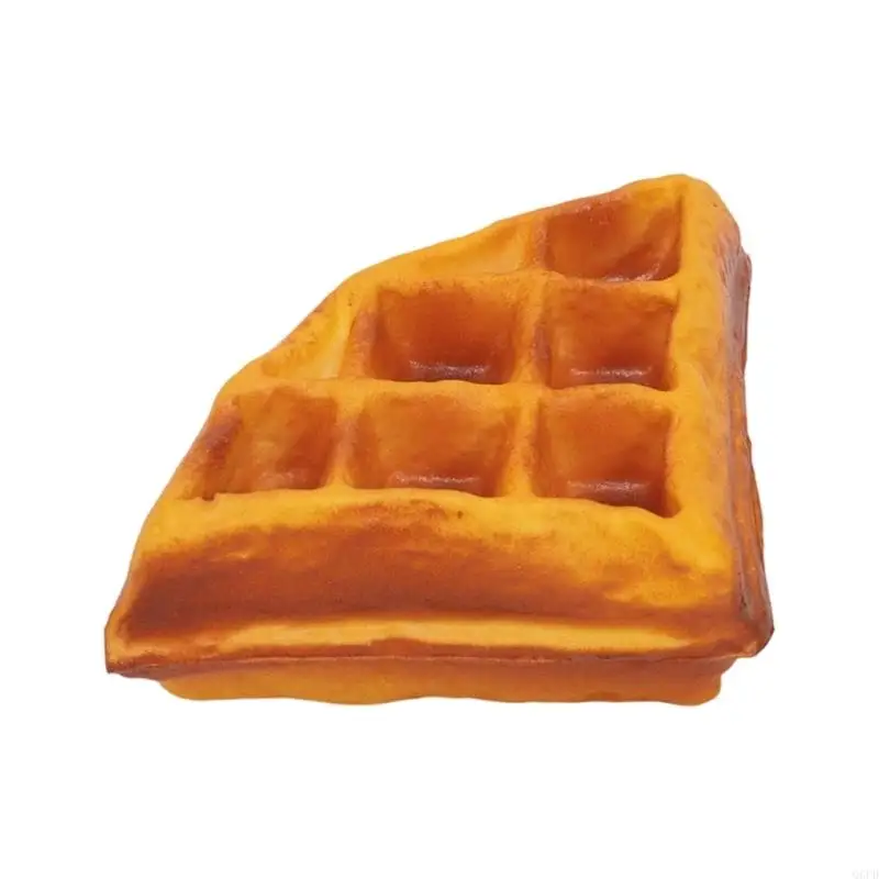   Soft PU Bread Shaped Hand Squeeze Toy, Slow Rising Stress Relief Desk Break Toy for Travel Carry, Office Use and Calm Play