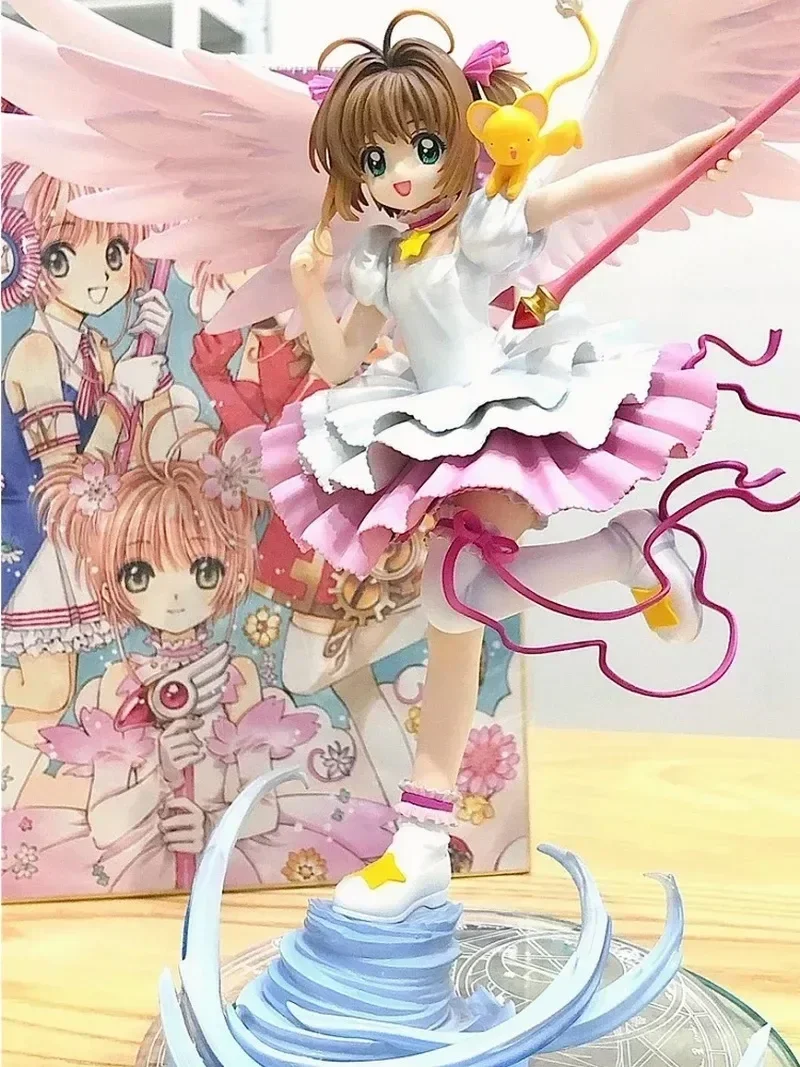 

In Stock Cardcaptor Sakura Anime Kinomoto Figure Pvc Action Figurines Lovely Girl Collectible Model Adult Doll Desktop Toy Gift