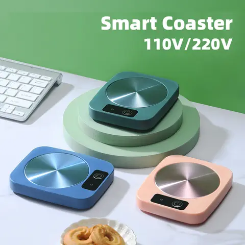 전기 머그잔 따뜻한 우유 차 물 난방 패드 컵 히터 온난화 매트 일정한 온도 조절 코스터 저전력 홈 오피스 선물