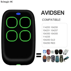 Clone AVIDSEN 104250 104700 114253 104251 104257 654300 654250 654100 614701 Télécommande pour porte de garage / portail 433.92MHz