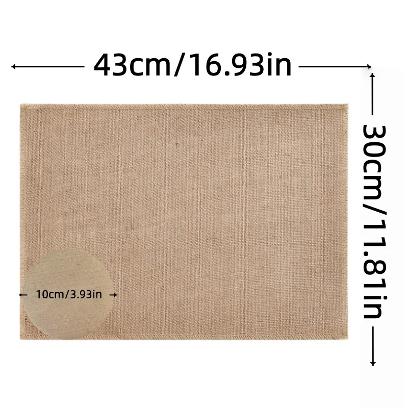 8/16/24pcs solid color jute placemats coasters are light and durable, suitable for bar, kitchen island, dining table and picnic