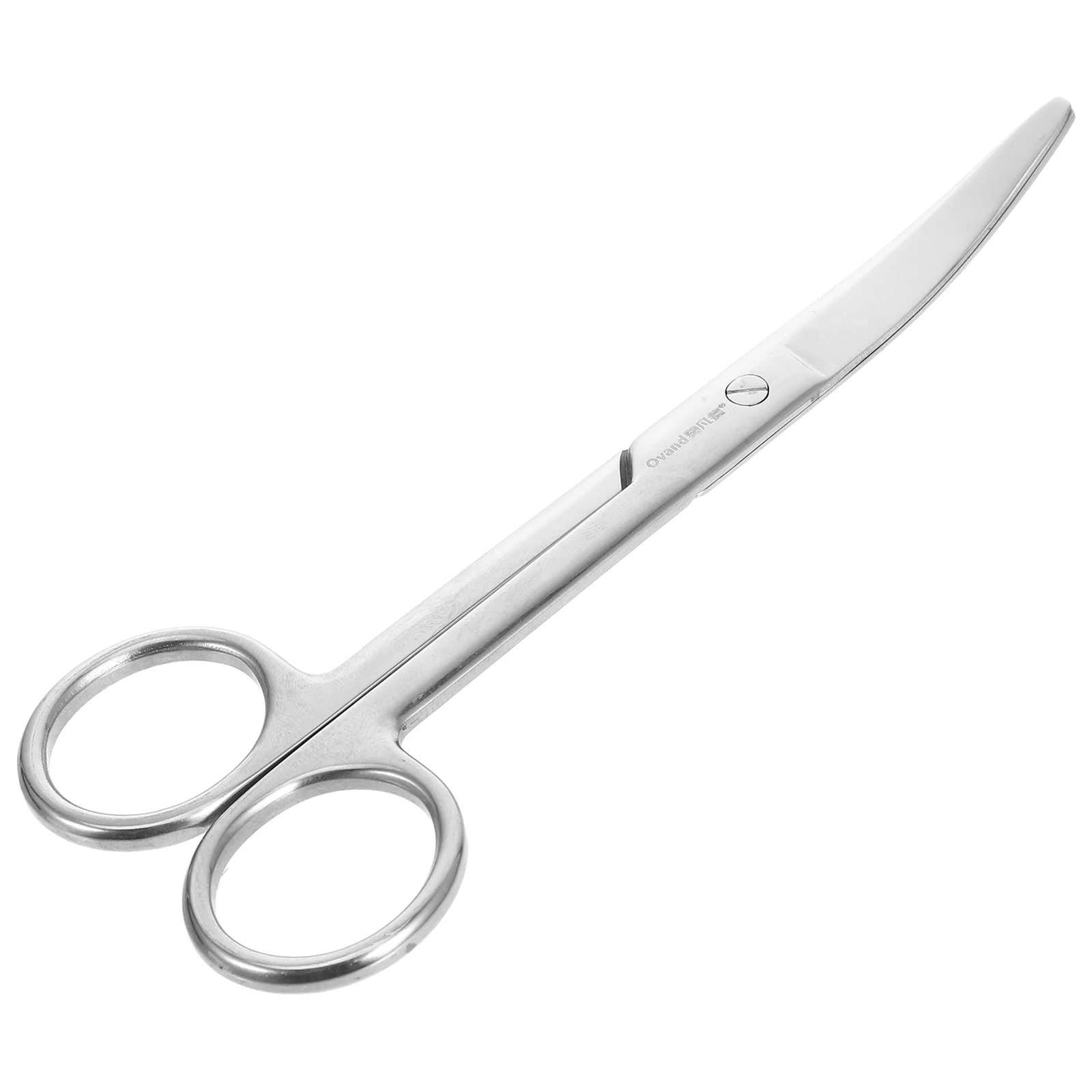 Round Stoma Scissors Practical Ostomy Supplies for Cutting Bag Hair Stainless Steel Metal Convenient