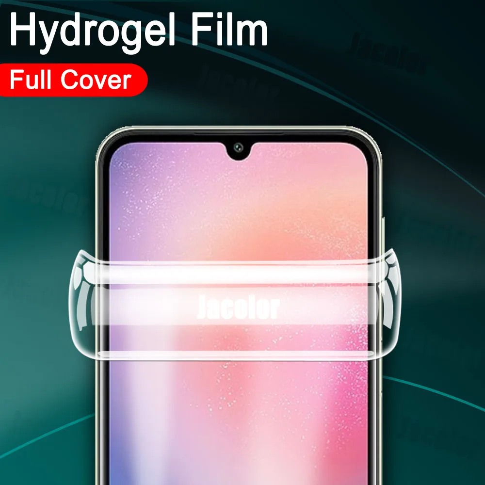 3in1 Front Back Hydrogel Film For Samsung Galaxy A55 A35 A25 A15 5G A05 A05S A24 34 A54 Screen Safety Film A 55 35 25 Not Glass