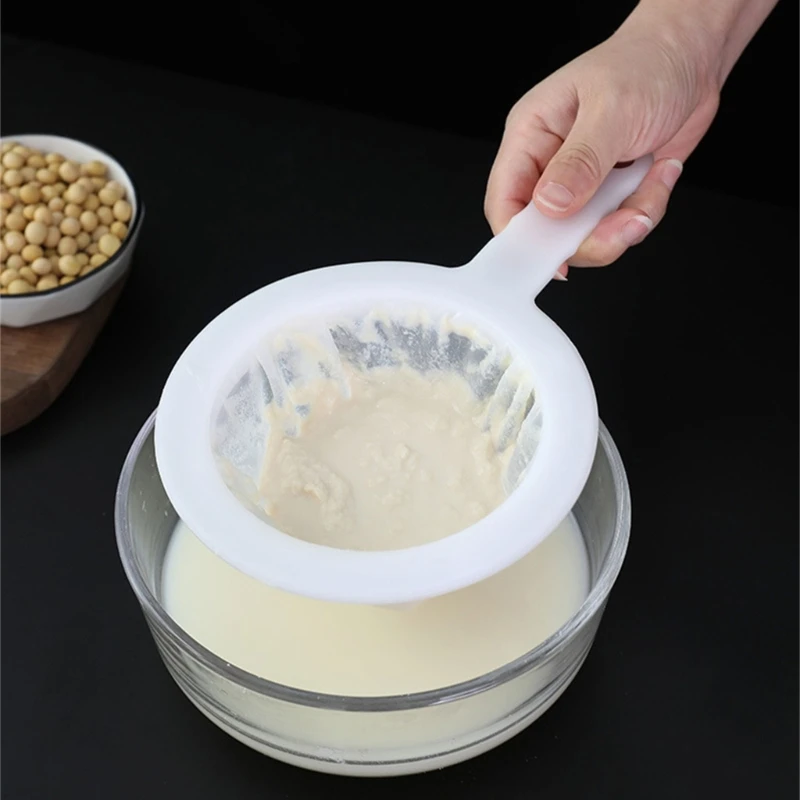 Yogurts Mesh Sieve Plastic Mesh Colander Brine Shrimp Separation Net for Filtering Coffee Juice Milk Wines