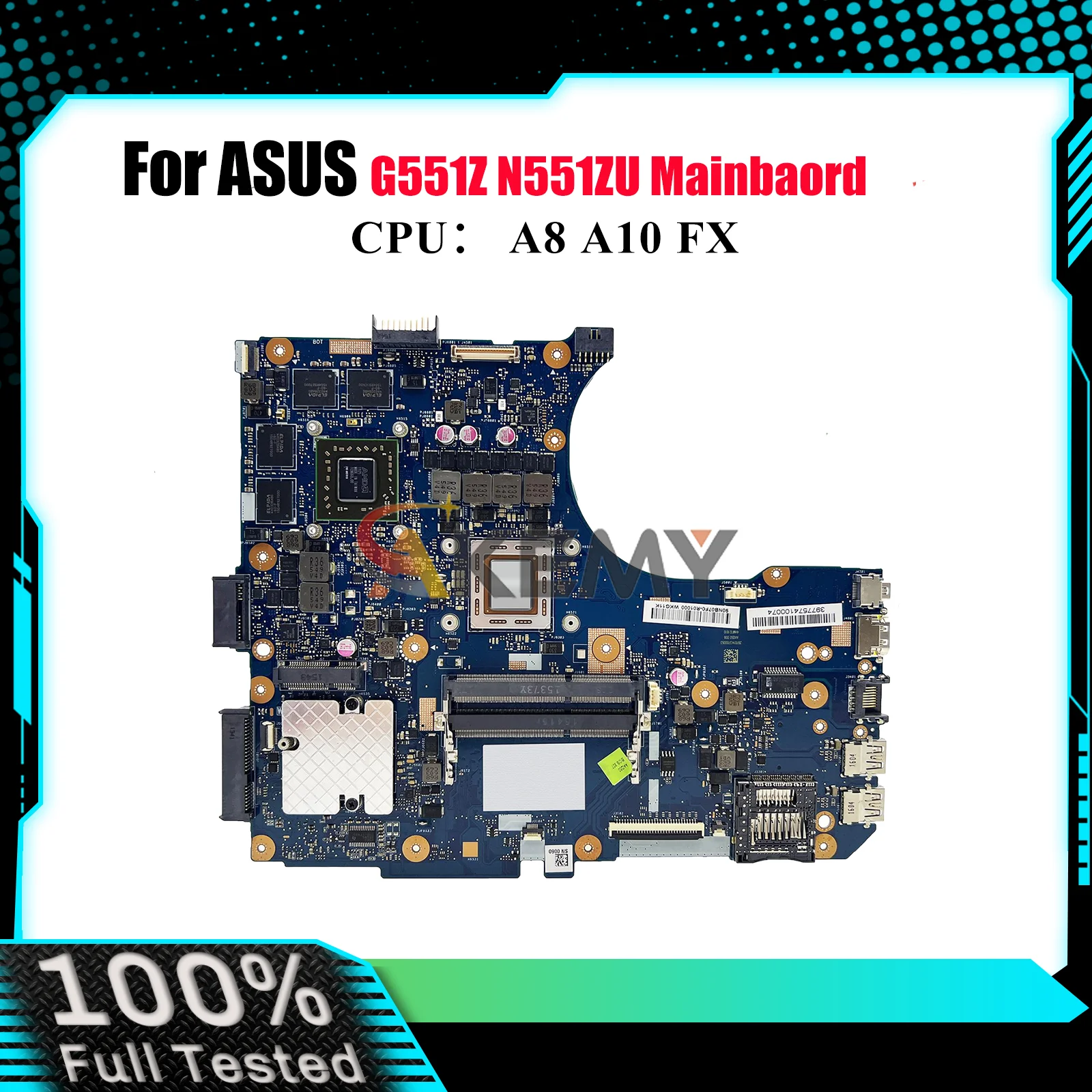 

N551ZU Материнская плата для ноутбука ASUS ROG N551ZU N551Z G551Z Материнская плата для ноутбука с процессором A8 A10 FX 100% тестирование ОК быстрая доставка stk