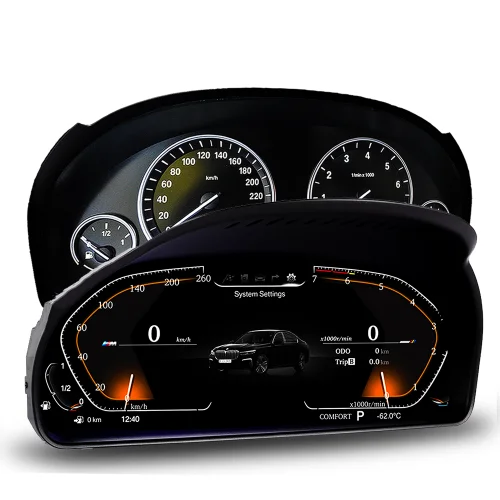 

Car Cluster Digital Dashboard with Carplay for BMW X6 E71 E70 Digital Cluster Instrument Speedometer for Android Auto