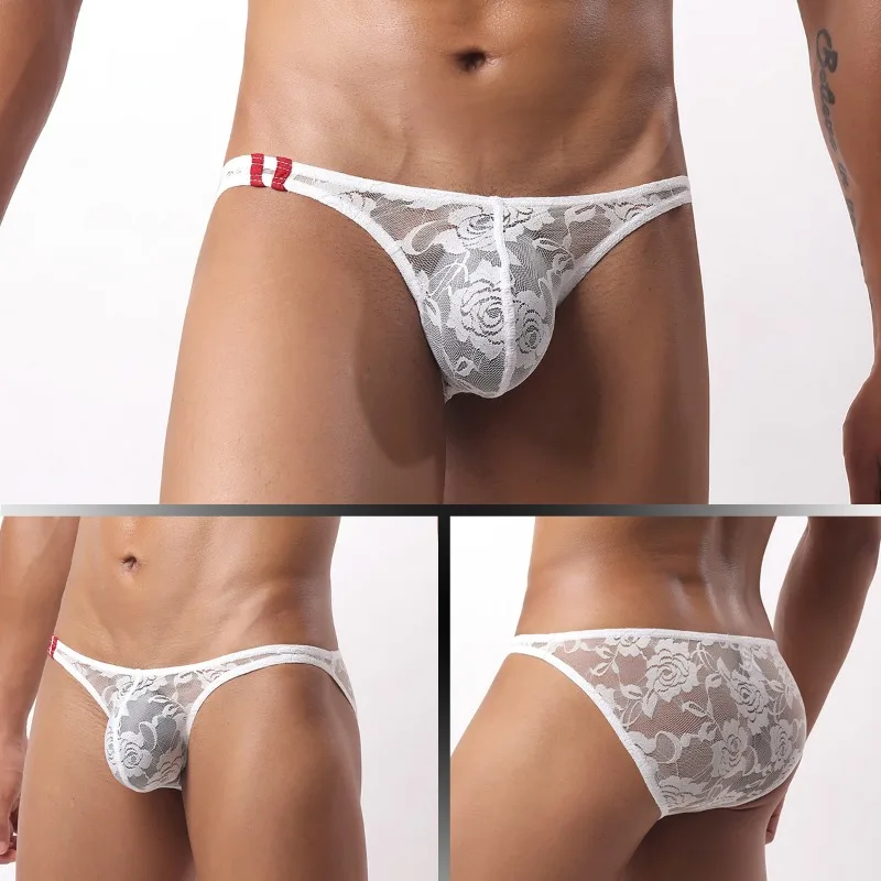 

Сексуальные кружевные прозрачные трусы для геев, прозрачное нижнее белье, прозрачные трусы, трусики с низкой посадкой, нижнее белье для трансвеститов