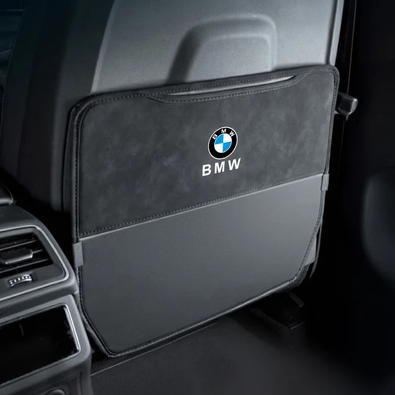 

For BMW X1 X2 X3 X4 X5 X6 X7 G20 G30 6GT E46 E90 E60 F10 E39 F30 E36 F20 E87 Car Seat Back Protect Anti Kick Dirt-resistant Mat
