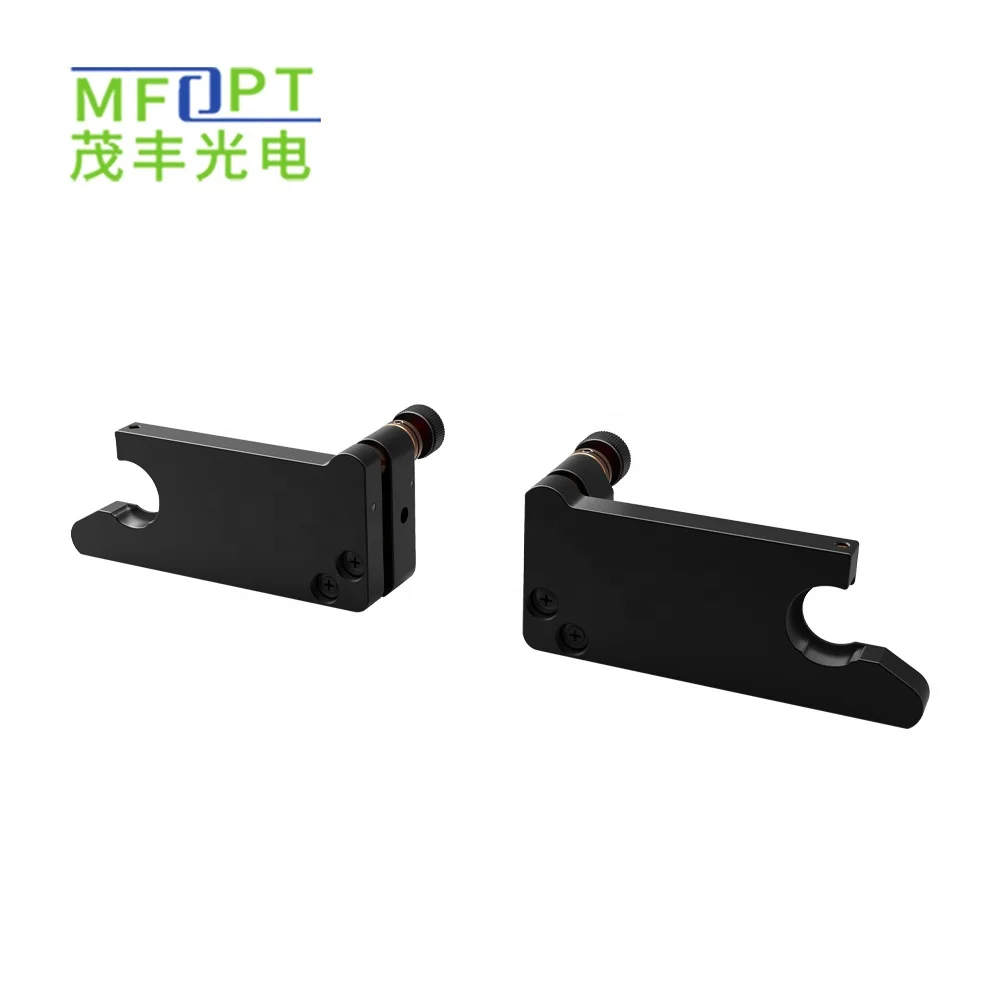 Supporti per specchi cinematici con regolatore industriale a struttura allungata serie LMNC a 2 regolatori
