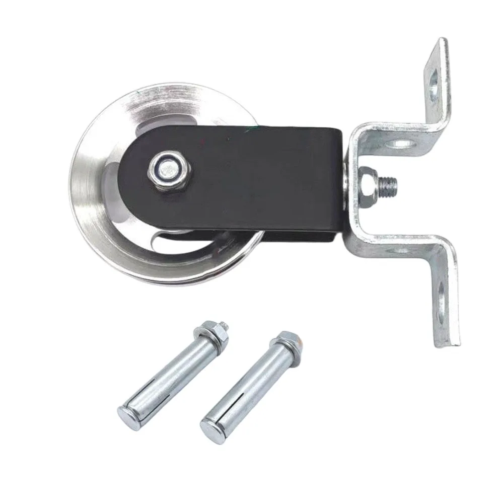 Lightweight Pulley Wheel System Accessories Rowing Machine Pulley Wheel 88mm/90mm Plastic Steel Home Gym Bracket Replacement