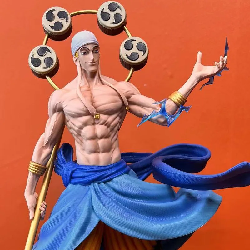 Modèle de figurine d'anime One Piece, Enel, Thunder God, Big First, Gk Statue, Garçons Collection, Décoration de bureau, Ornement, Jouets, Cadeau, 45cm, Lx