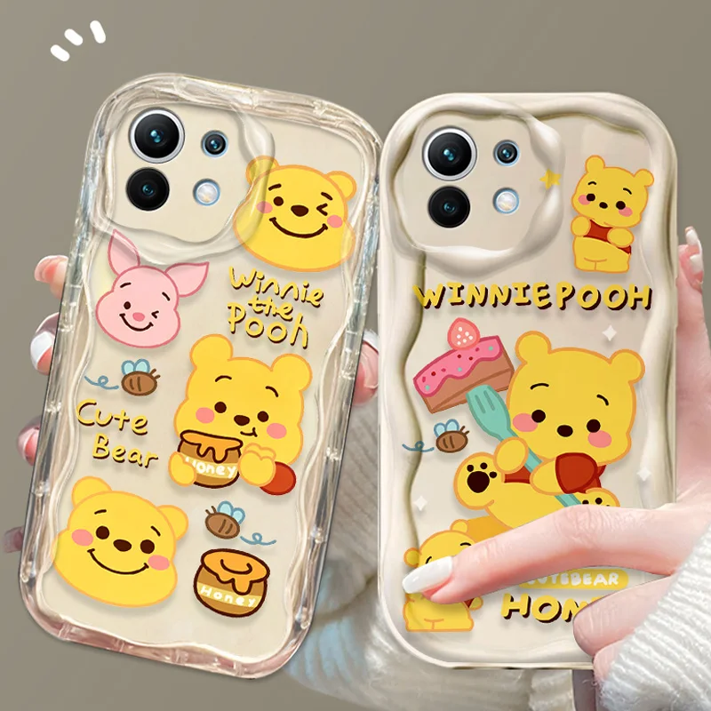 Disney Winnie The Pooh Case For Xiaomi 13T 12T 14 13 12 11 Lite 5G NE 10T POCO X5 X6 Pro X3 NFC X4 GT F3 F4 F5 F6 M6 M5S C65