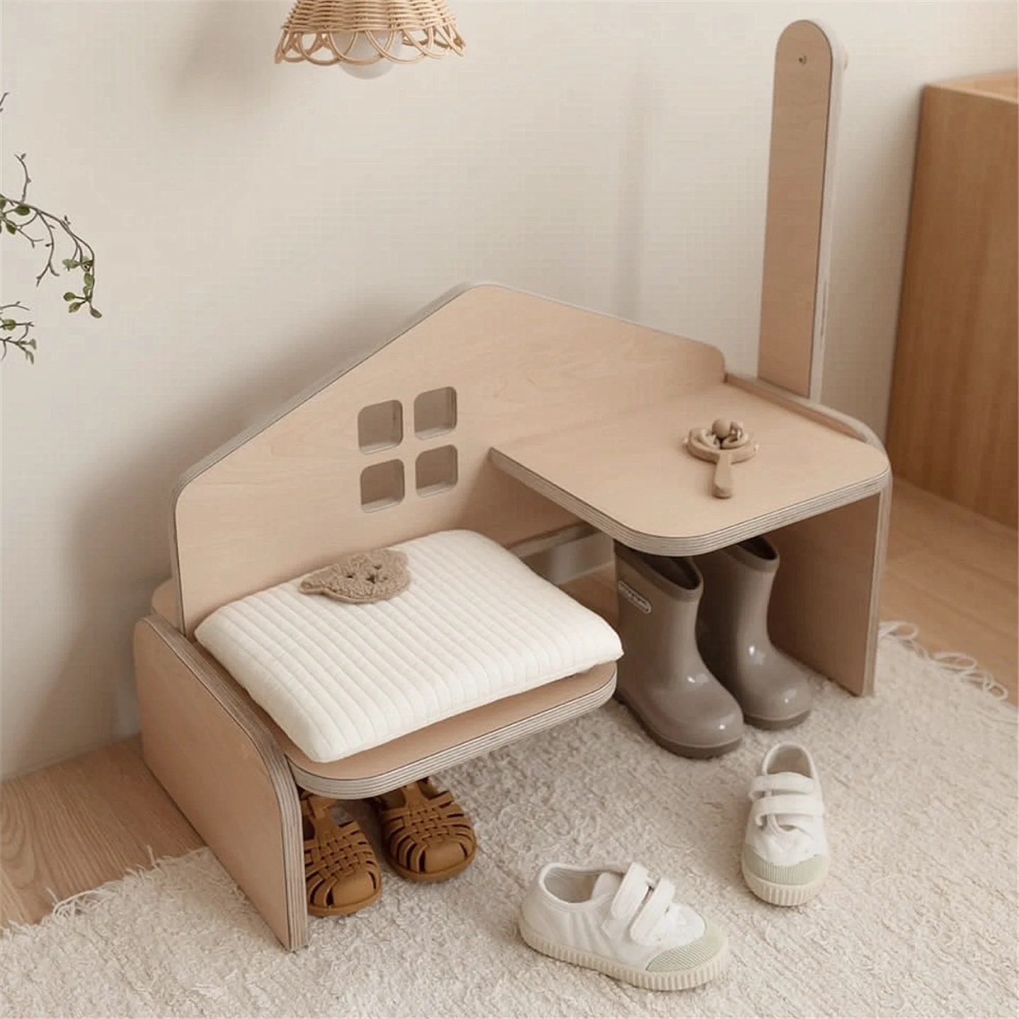 ins-wind-children's-shoe-stool-montessori-children's-room-ocean-board-for-home-door