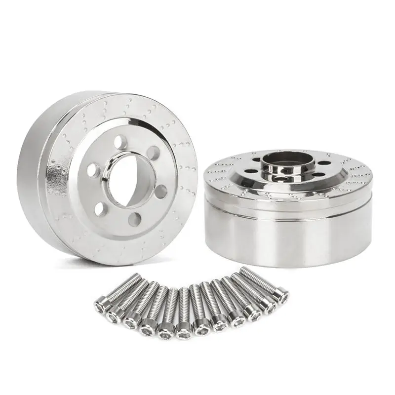 1.9인치 휠 림용 2PCS 스테인리스 스틸 내부 카운터웨이트 축방향 SCX10 TRX4 TRX6 VS4-10 RC 크롤러 자동차, 두꺼운