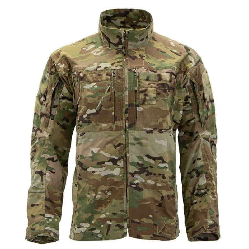 Carinthia Ccj Military Enthusiast Tactical Shirt Jacket, Wear-Resistant and Windproof Stand up Collar Training Work Clothes