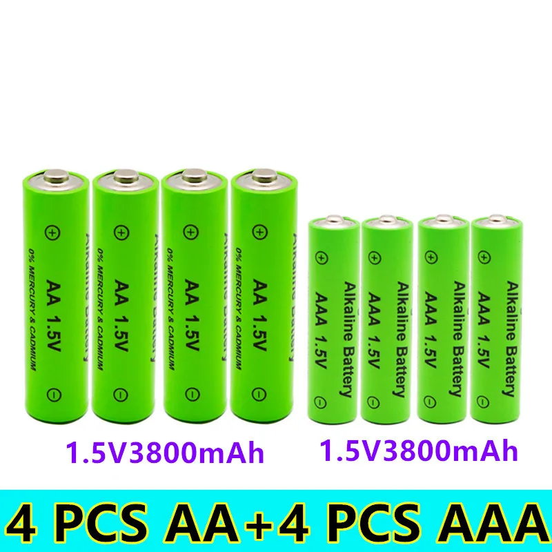 2022neue 1,5V AA3800mAh+1,5VAAA3000mahwiederaufladbare Alkaline batterie taschenlampe spielzeug uhr MP3 player batterie ersetzen