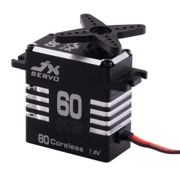 high performance C60 60kg.cm super coreless servo 7.4V high pressure gear suitable Waterproof RC Car vehicle robots