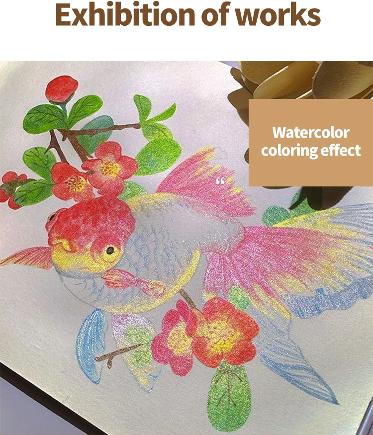 Perlmuttfarbene, solide Aquarellfarbe, Metall-Aquarellmalerei mit glänzenden Perlen, solide Aquarellmalerei und Künstlerbedarf – Detail 15